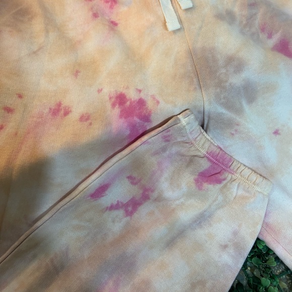 THE DROP Multi Tie Dye Fleece Drawstring Sweatpants Jogger’s. Size-L - Picture 10 of 11